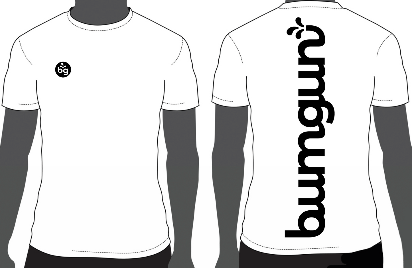 your very own bumgun t-shirt (white)